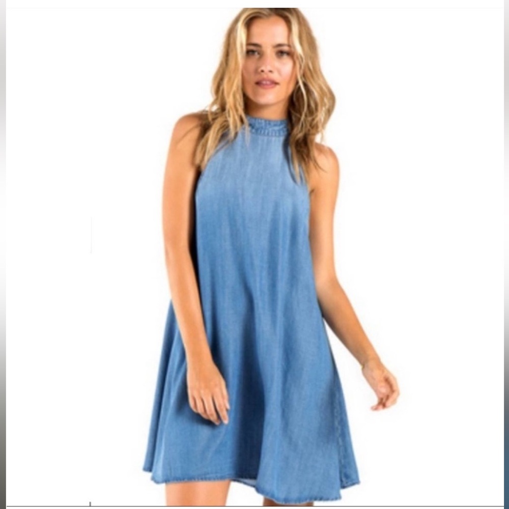 Anthropology Cloth & Stone Denim Dress NWT